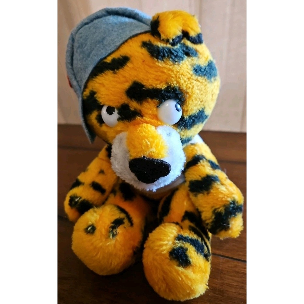 Vtg Sambo's Tag-Along Tiger Plush Baseball Hat 7" Dakin 1978 Korea Beanbag